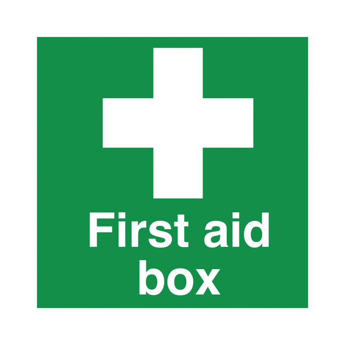 First Aid Box First Aid Information Labels