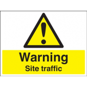 Warning Site Traffic Stanchion Hazard Warning Sign