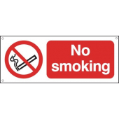 No Smoking Aluminium Sign