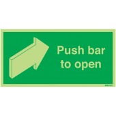 Push Bar To Open Nite-Glo Signs