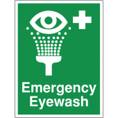 Emergency Eyewash Construction Site Sign