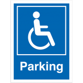 Disabled Parking Space Car Park Information Signs
