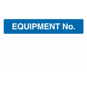 Equipment Number Quality Control Label In Vinyl Cloth