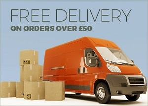 Free delivery on orders of £50